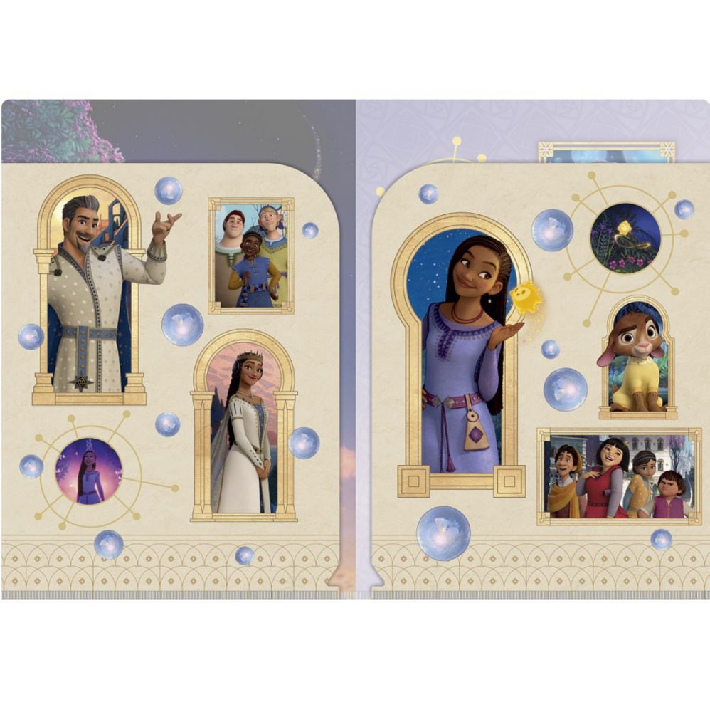 ディズニー映画『ウィッシュ』 Wポケットクリアファイル