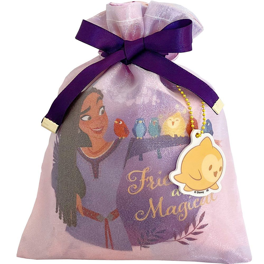 ディズニー映画『ウィッシュ』 チャーム付き巾着
