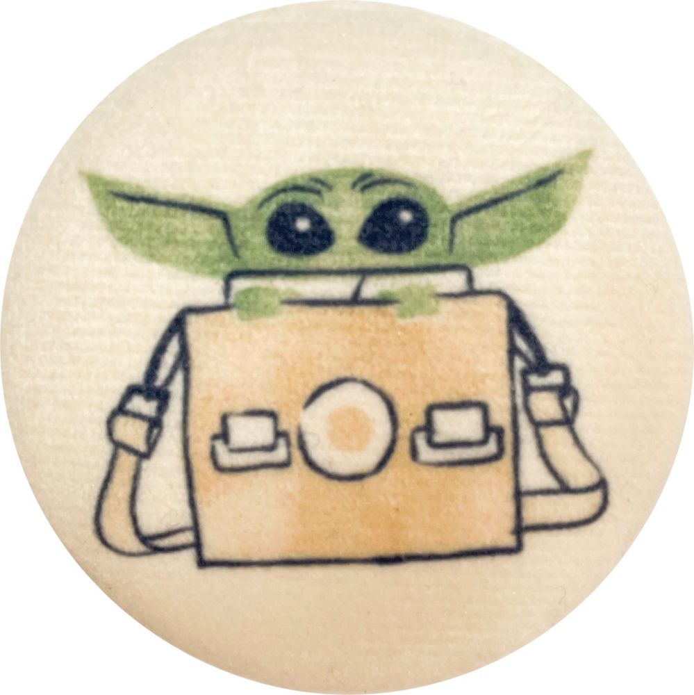 マンダロリアン ブラインドふわふわ缶バッジ