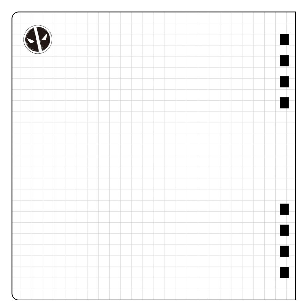 デッドプール&ウルヴァリン スクエアリングノート