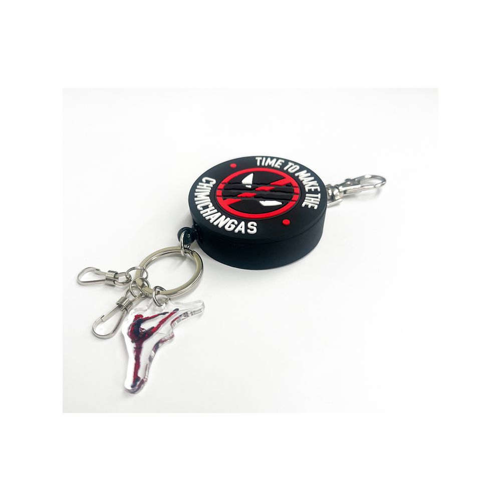 デッドプール&ウルヴァリン ラバーリールキーホルダー