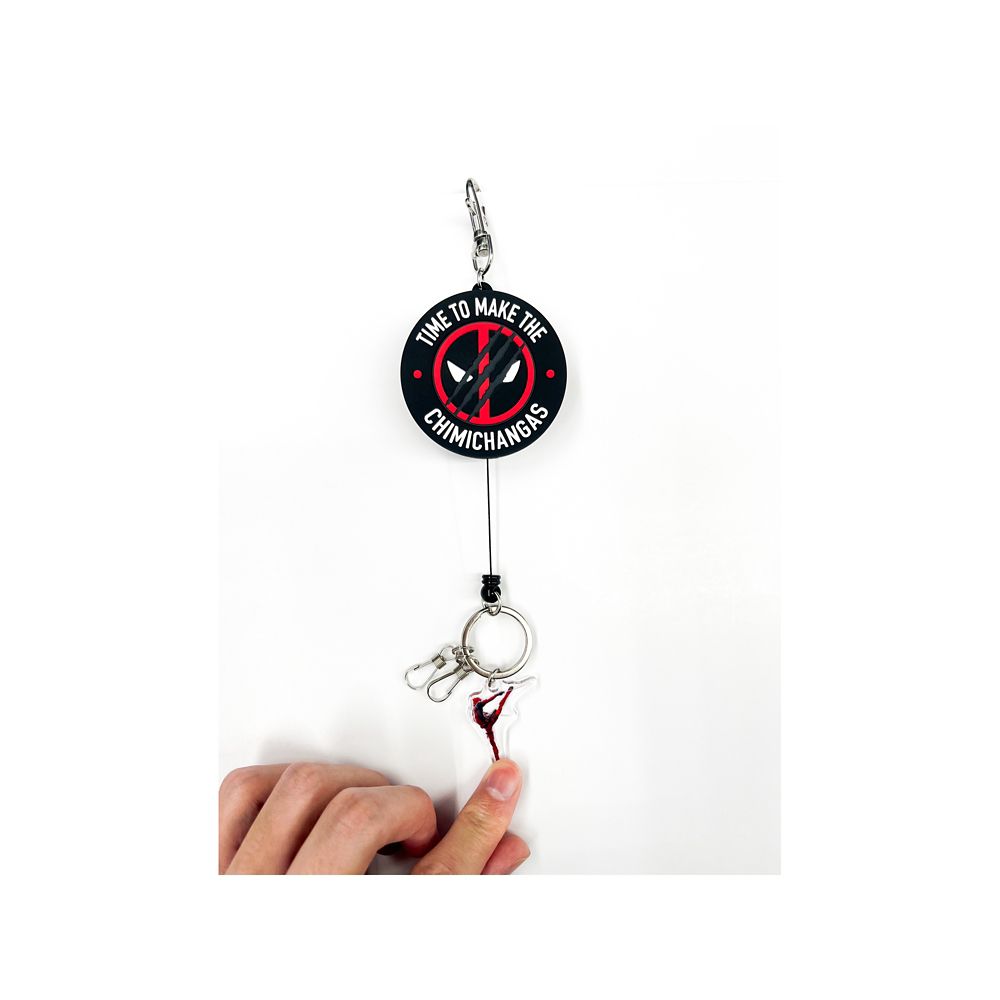 デッドプール&ウルヴァリン ラバーリールキーホルダー