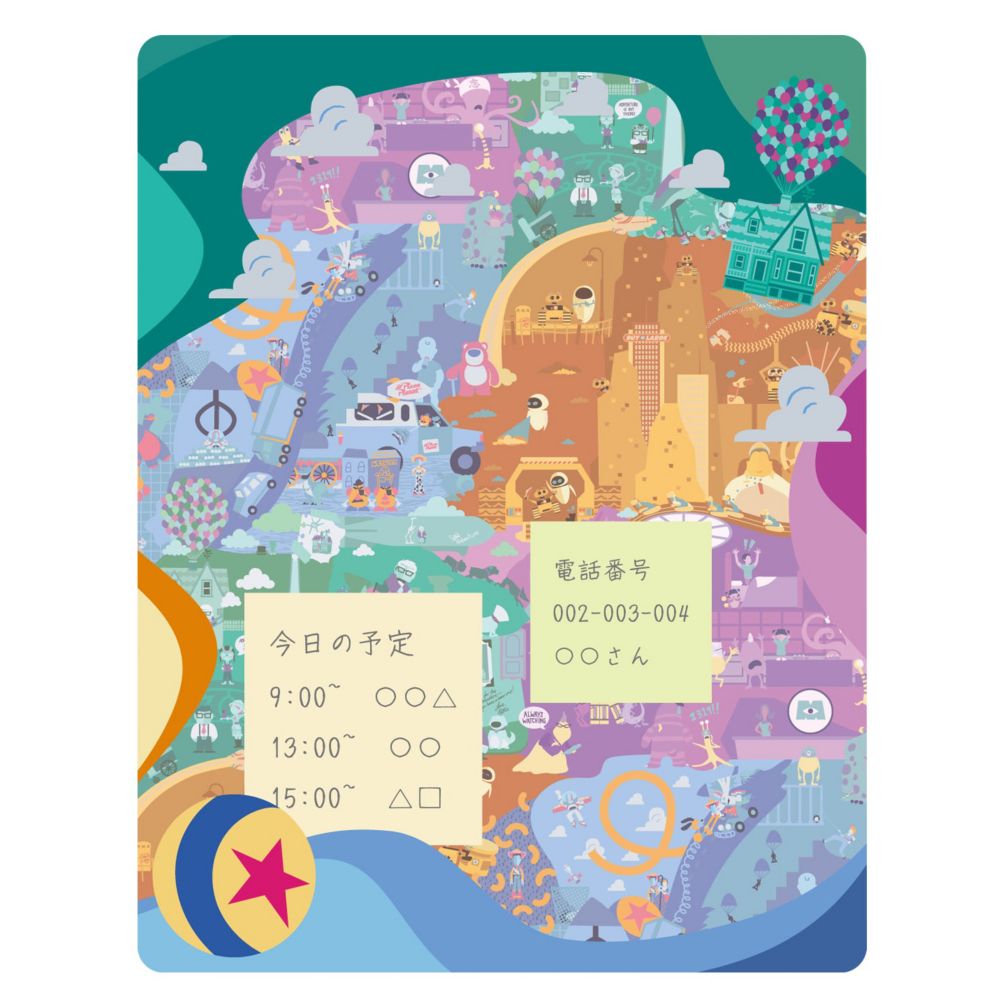 PIXAR カバー付きマウスパッド