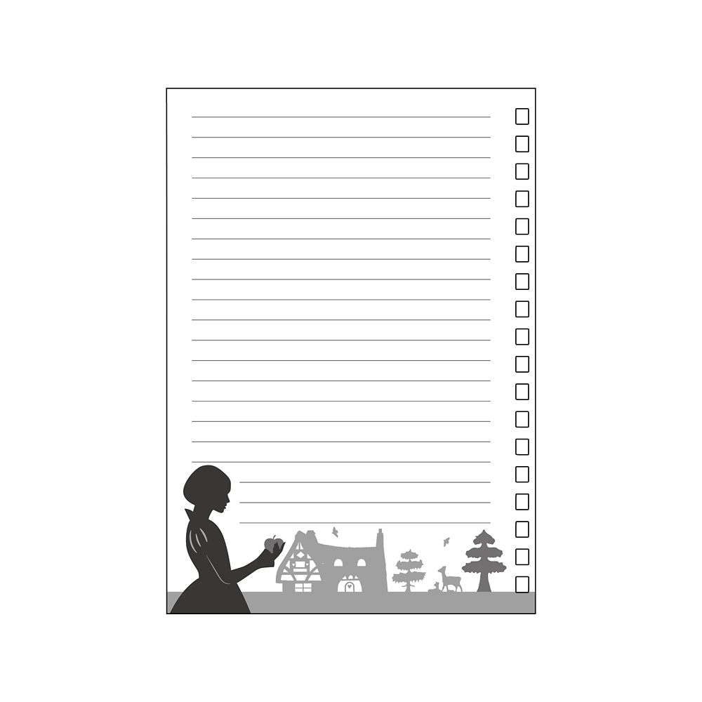 白雪姫 ゴムバンド付きリングノート