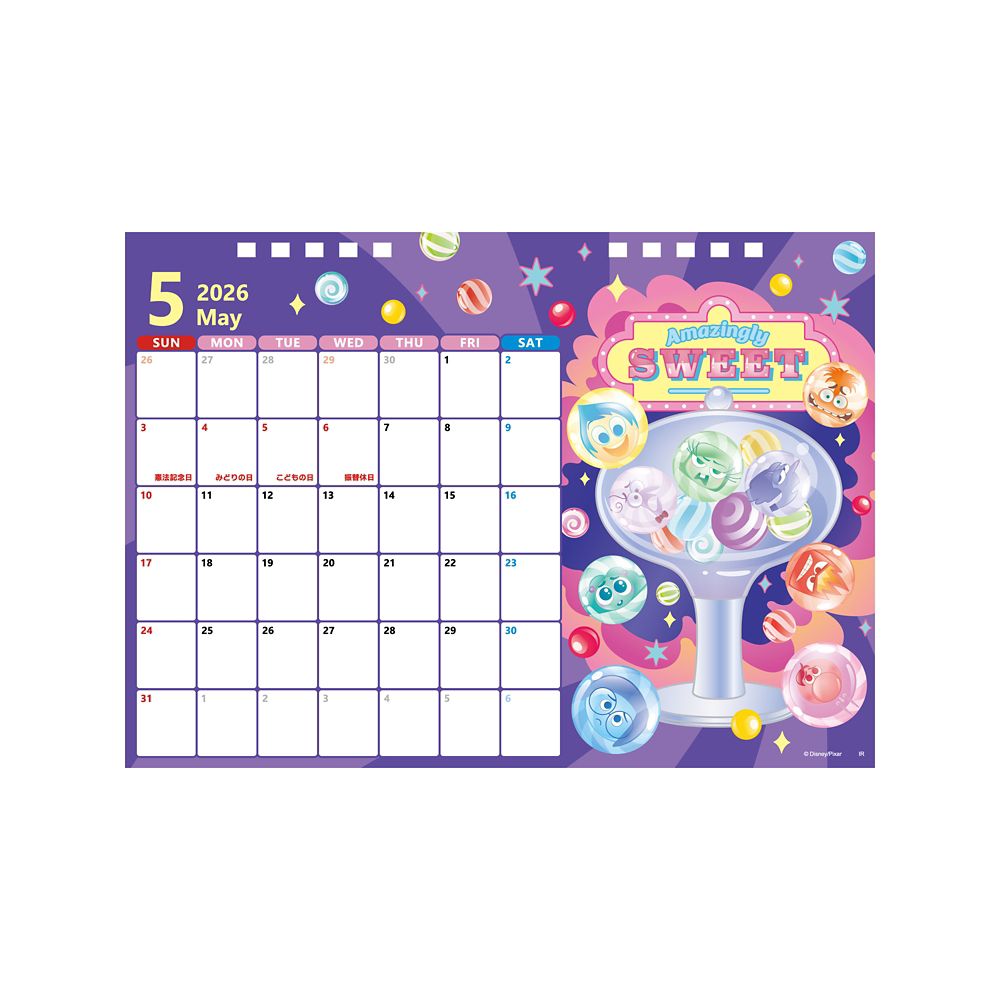 PIXAR 2026年卓上カレンダー