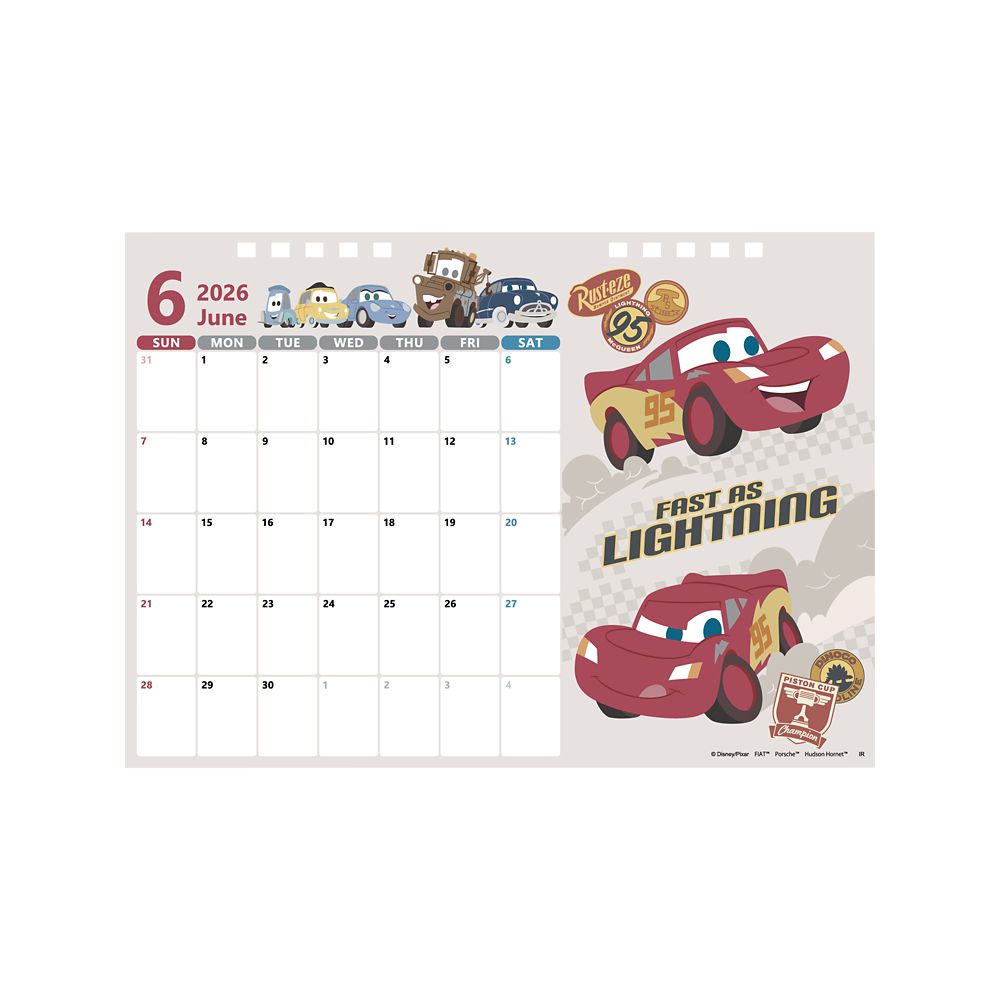 PIXAR 2026年卓上カレンダー