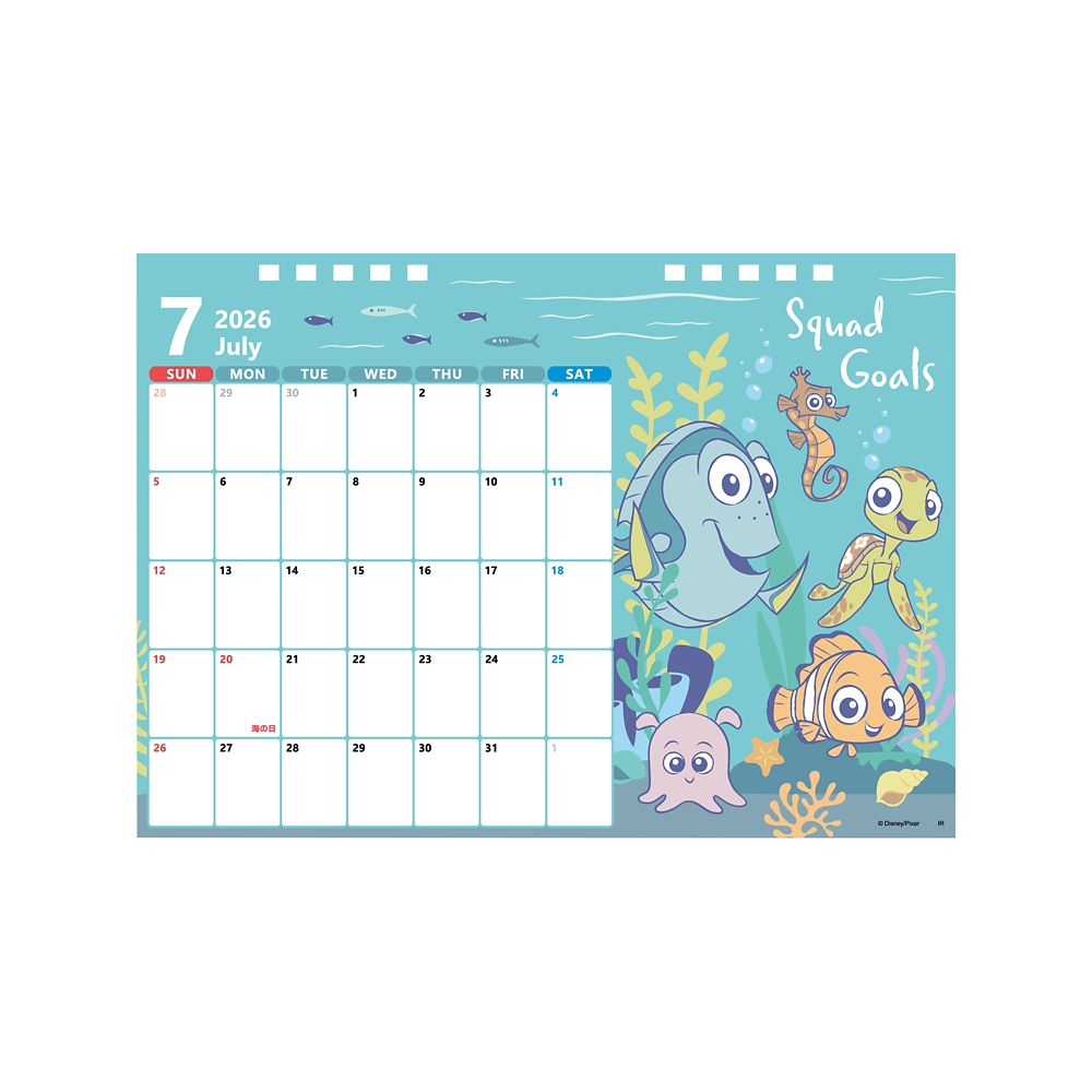 PIXAR 2026年卓上カレンダー