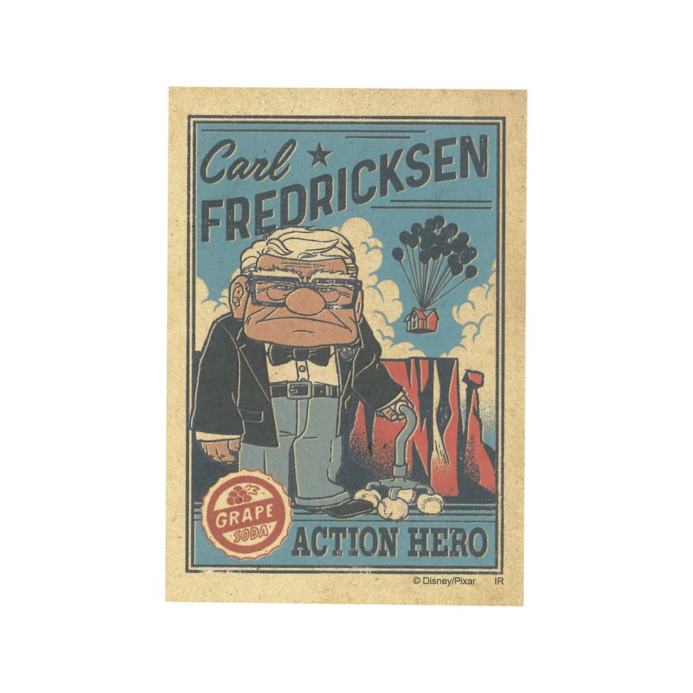 PIXAR アートカードコレクション(レトロ)※全8種