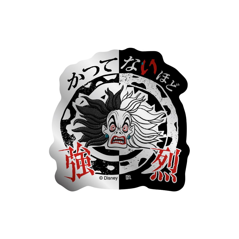 Power Word Villains メタリックミニステッカーセット(クルエラ)