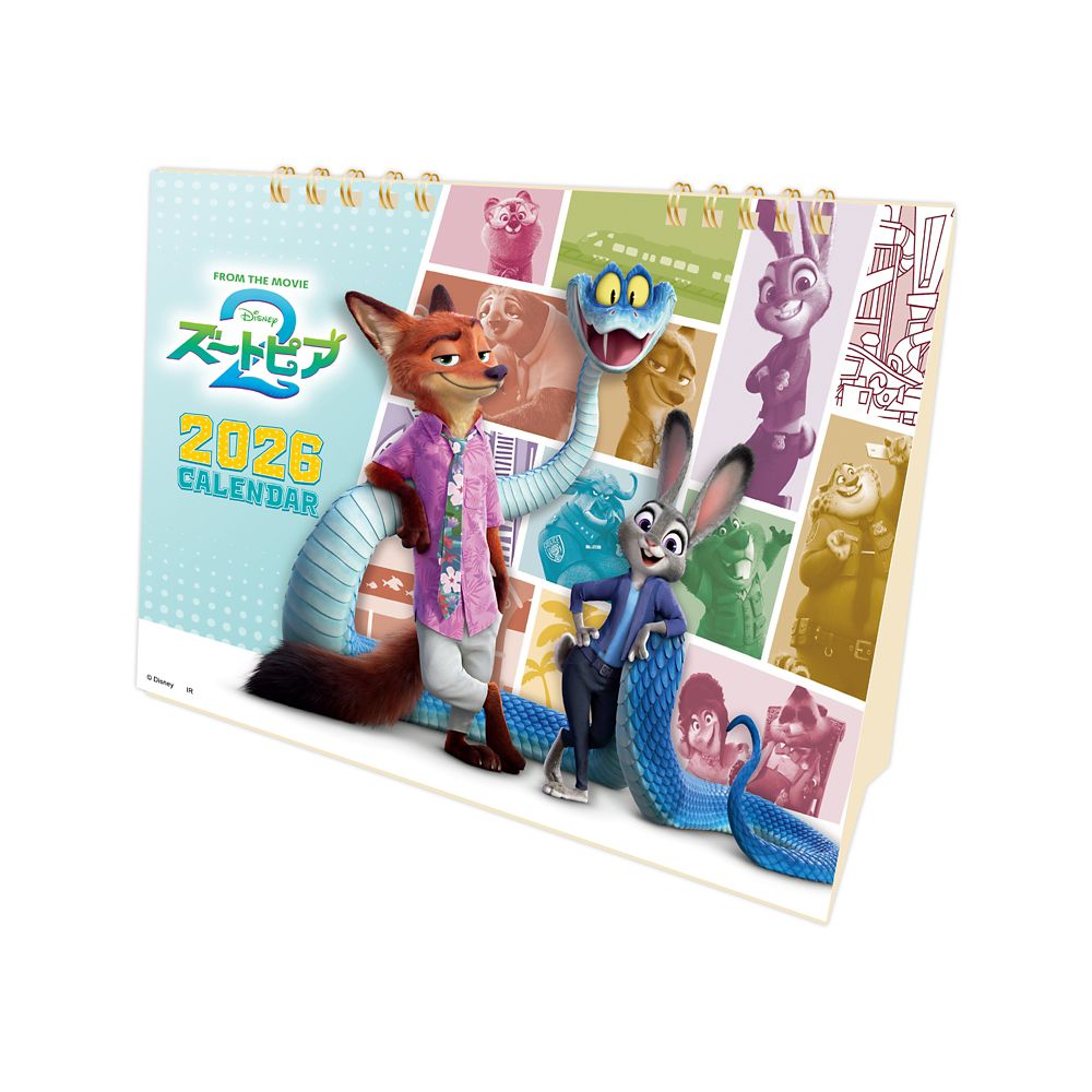 ズートピア2 2026年卓上カレンダー