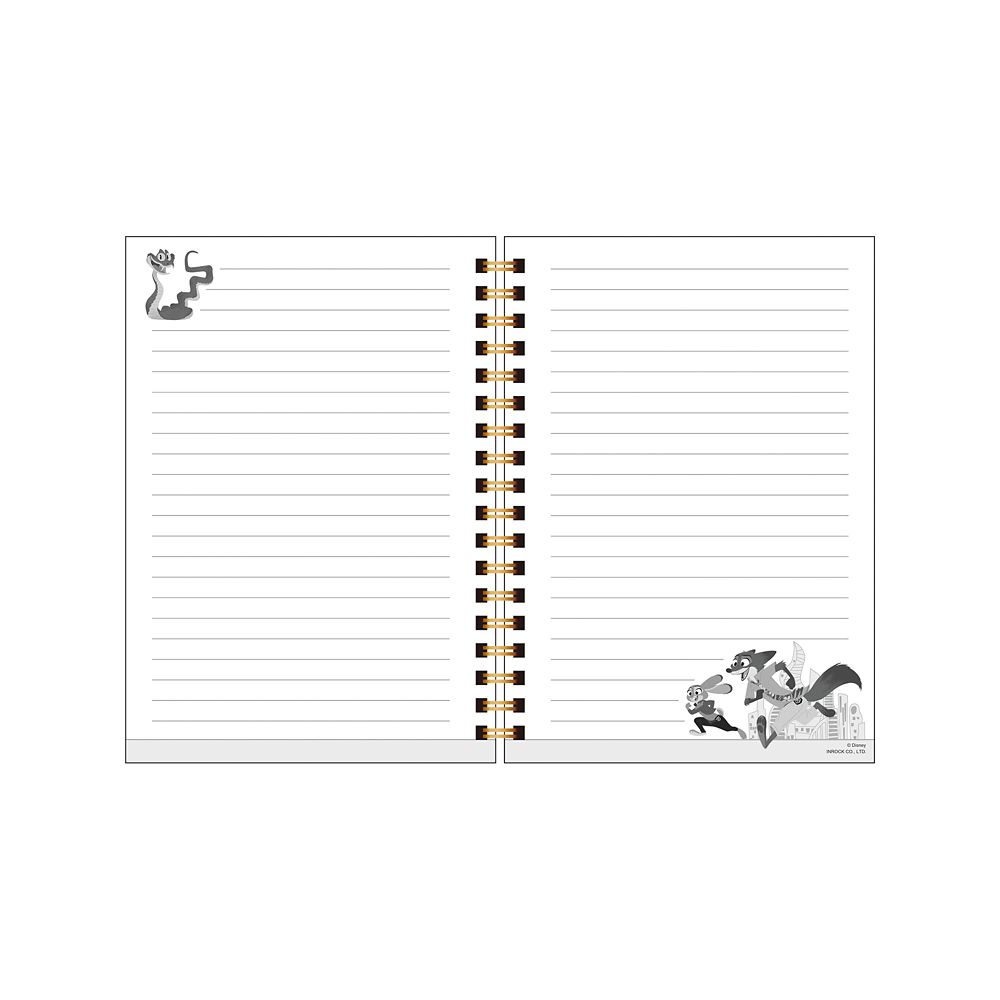 ズートピア2 ゴムバンド付きリングノート