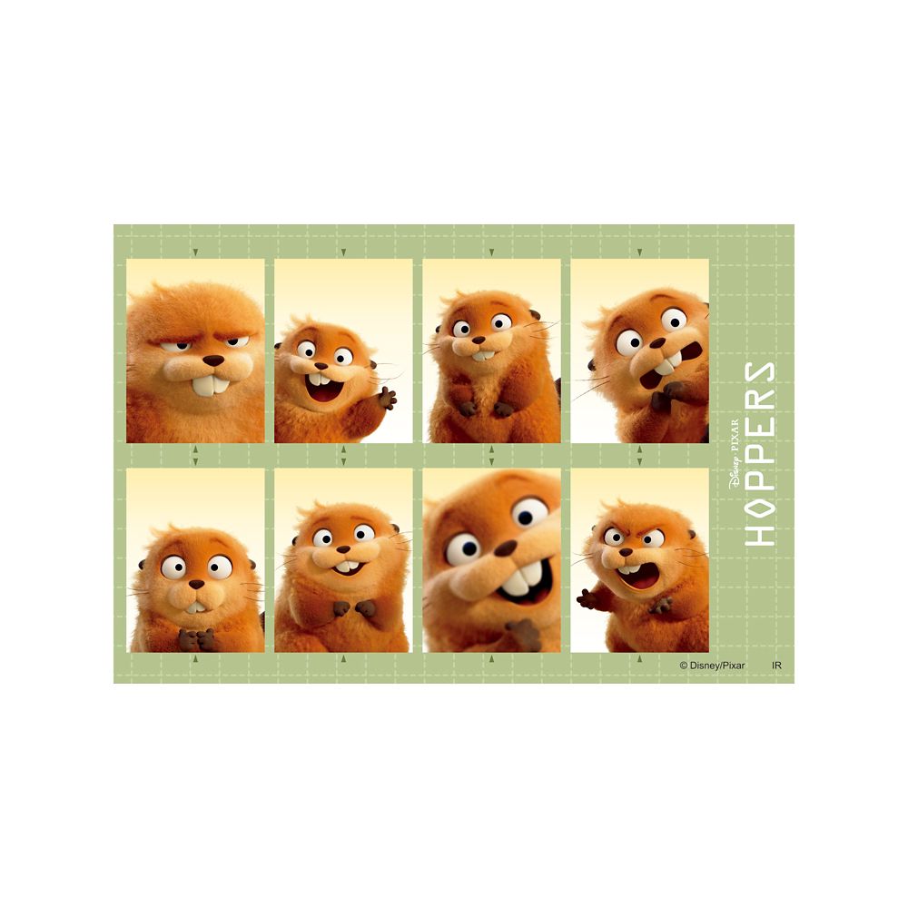 私がビーバーになる時 証明写真風ステッカー