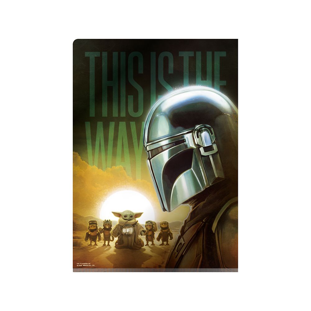 SW マンダロリアン･アンド･グローグー メタリッククリアファイルA