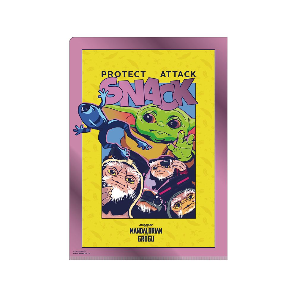 SW マンダロリアン･アンド･グローグー メタリッククリアファイルB