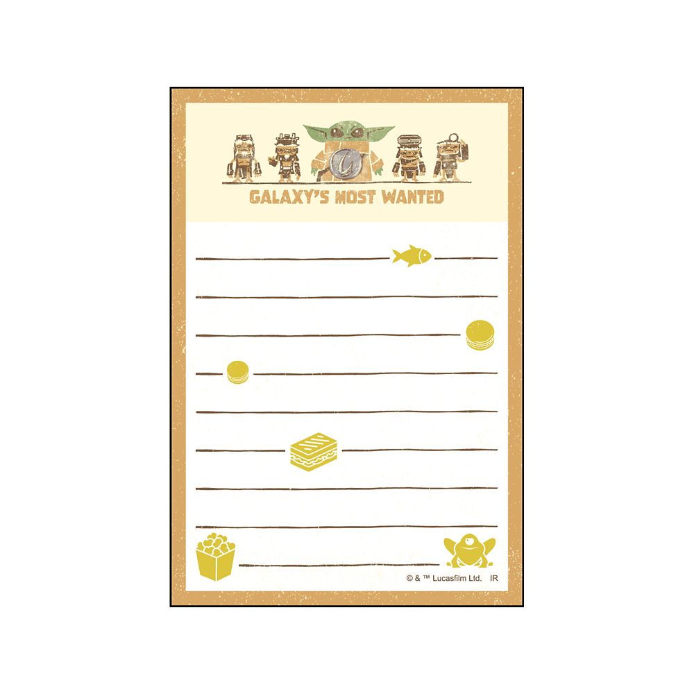 SW マンダロリアン･アンド･グローグー パタパタメモ