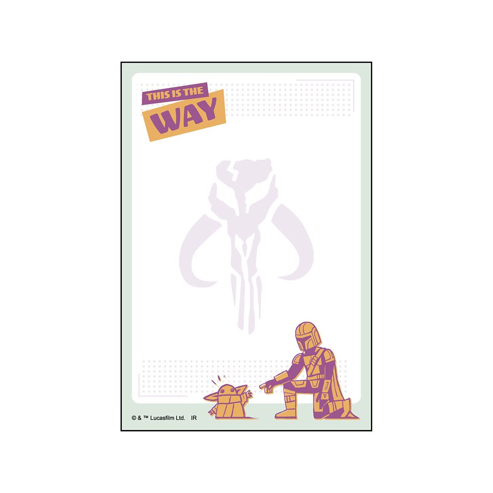 SW マンダロリアン･アンド･グローグー パタパタメモ