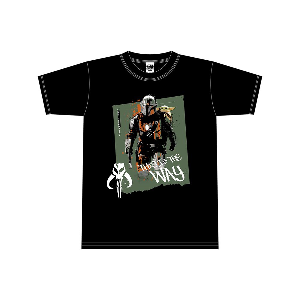 SW マンダロリアン･アンド･グローグー Tシャツ(黒)