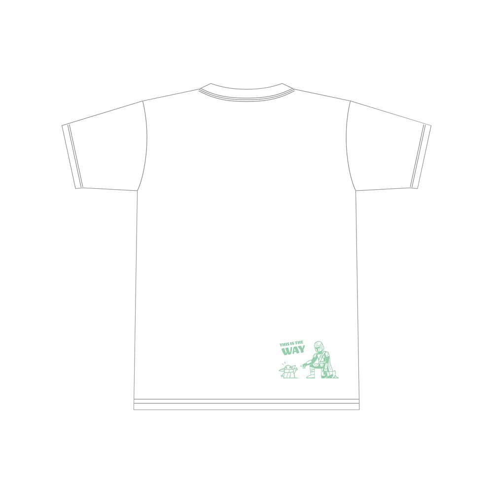 SW マンダロリアン･アンド･グローグー Tシャツ(白)