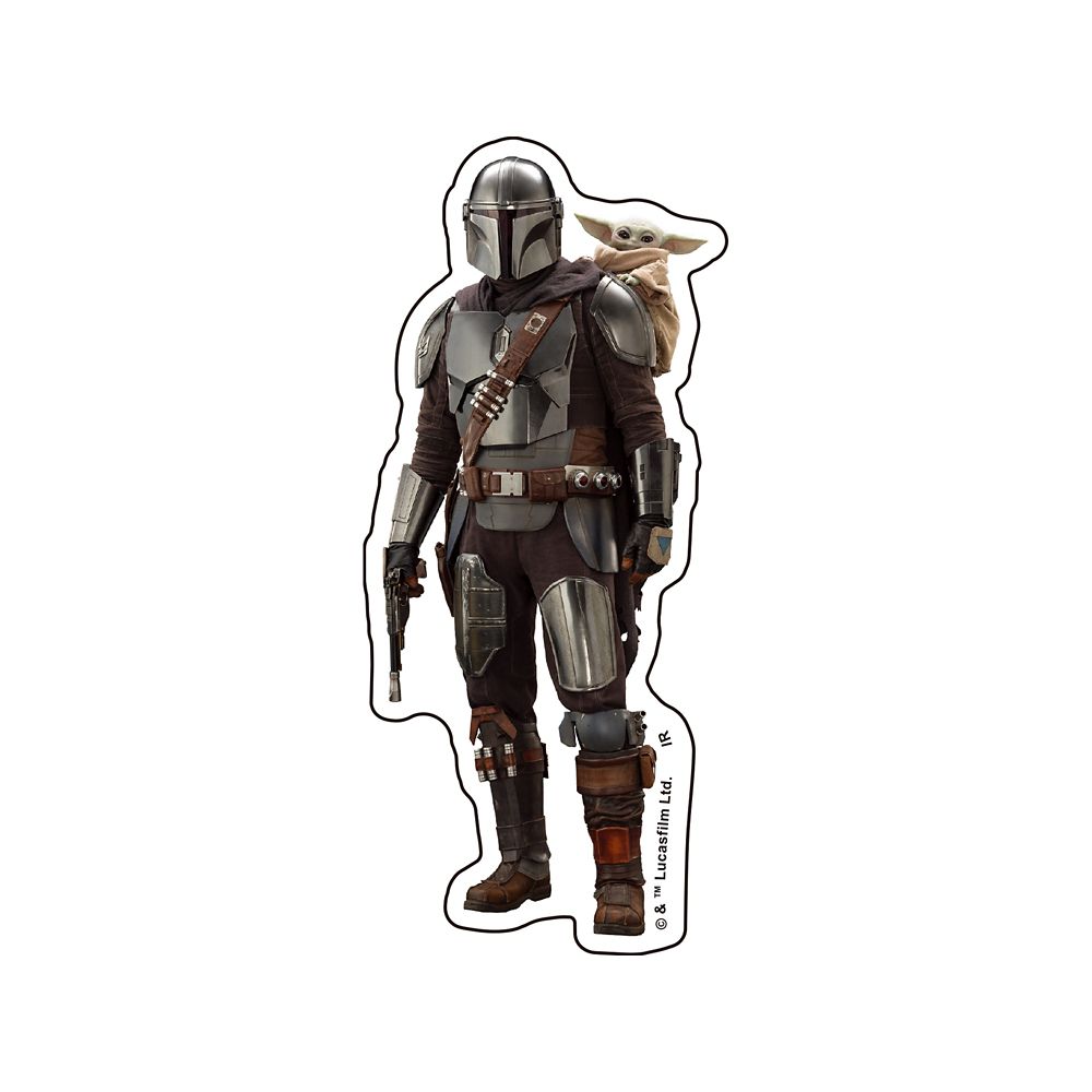 SW マンダロリアン･アンド･グローグー クリアステッカーセット(マンダロリアン&グローグー)