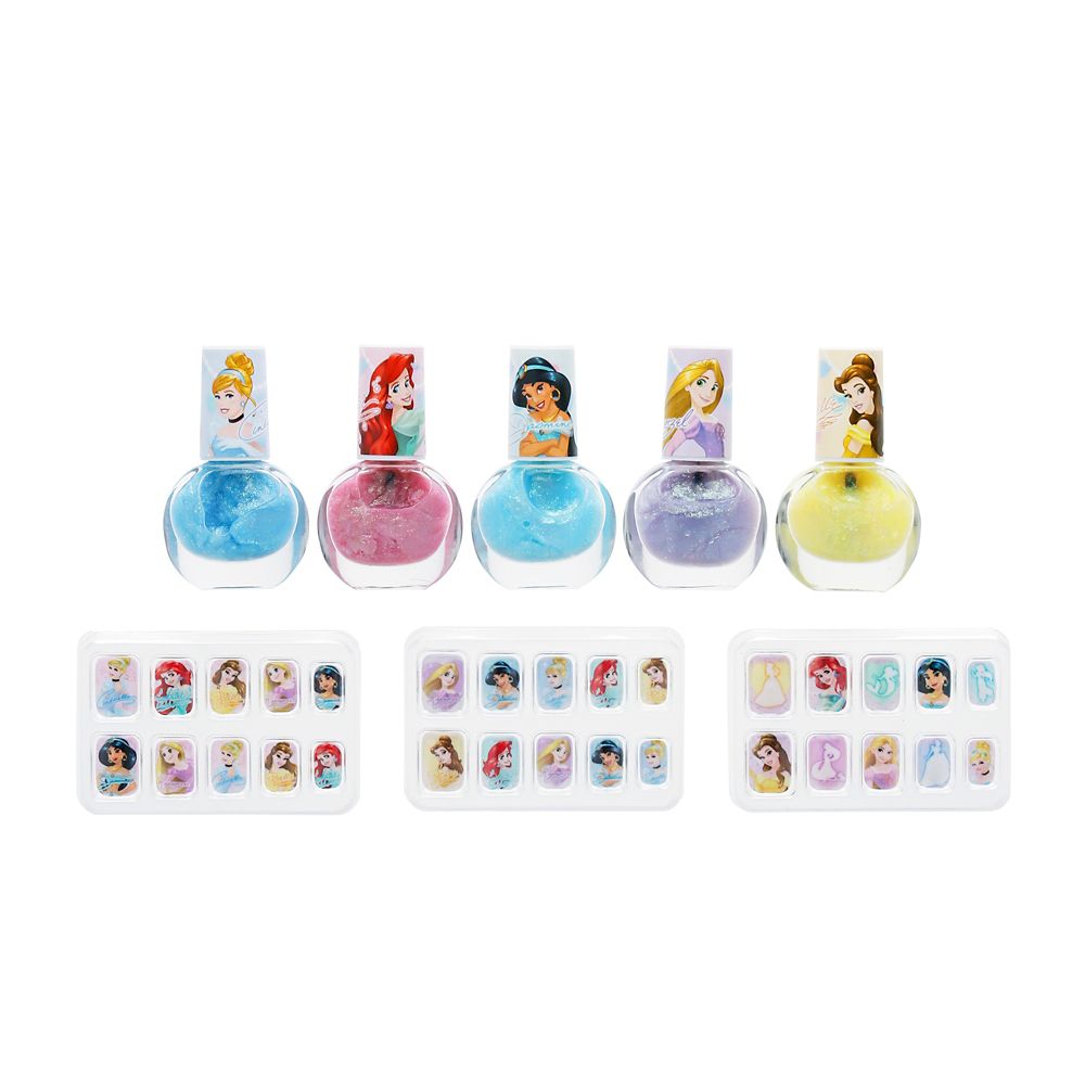 ディズニープリンセス はがせるマニキュア&ネイルチップセット　マニキュア　ネイル　ネイルチップ　キッズコスメ　子供用　レイス