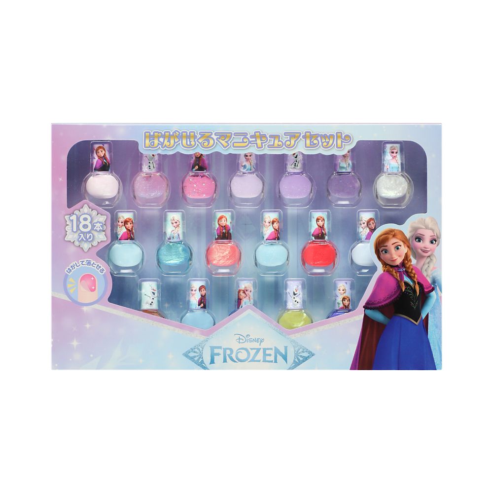 アナと雪の女王/はがせるマニキュア18本セット　はがせる　マニキュア　ネイル　キッズコスメ　子供用　レイス