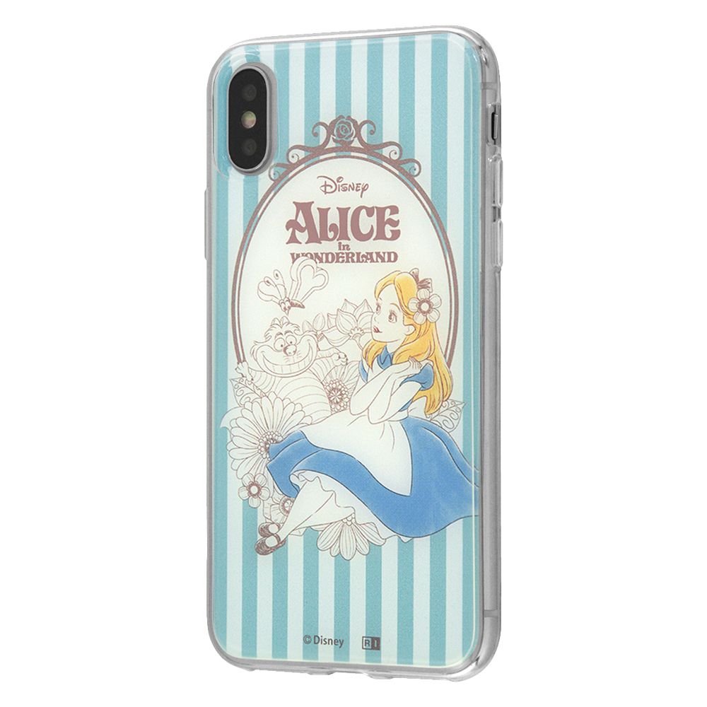 公式 ショップディズニー Iphone Xs X ディズニー キャラクター Tpuケース 背面パネル ふしぎの国のアリス 12 受注生産