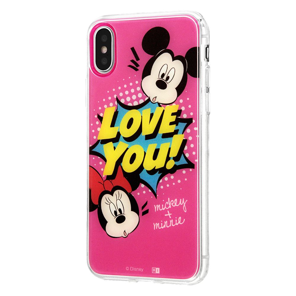 公式 ショップディズニー Iphone Xs X ディズニーキャラクター Tpuケース 背面パネル Love You 2 受注生産