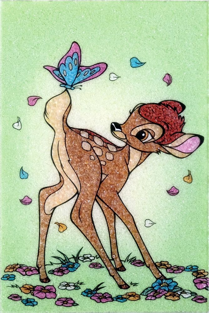 【受注生産】【生産限定50枚】ジュエリー絵画ジュエリー絵画『バンビ』1（DBM1-XS）
