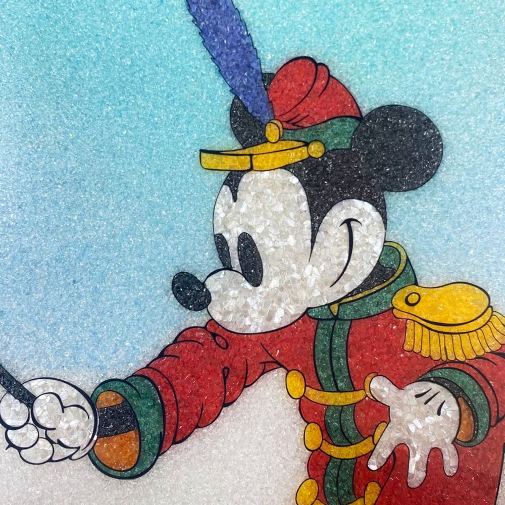 【受注生産】【生産限定50枚】ジュエリー絵画『ミッキーの大演奏会』ミッキー　 Mサイズ