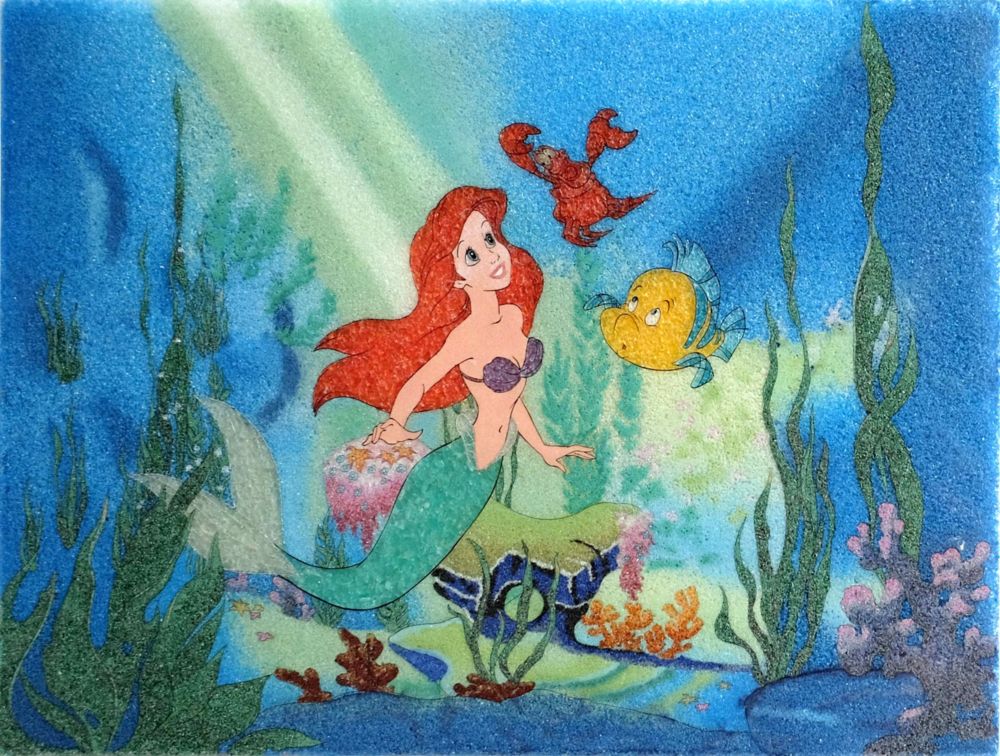 【受注生産】【生産限定50枚】ジュエリー絵画『リトル・マーメイド』2 Lサイズ（DLM2-L）