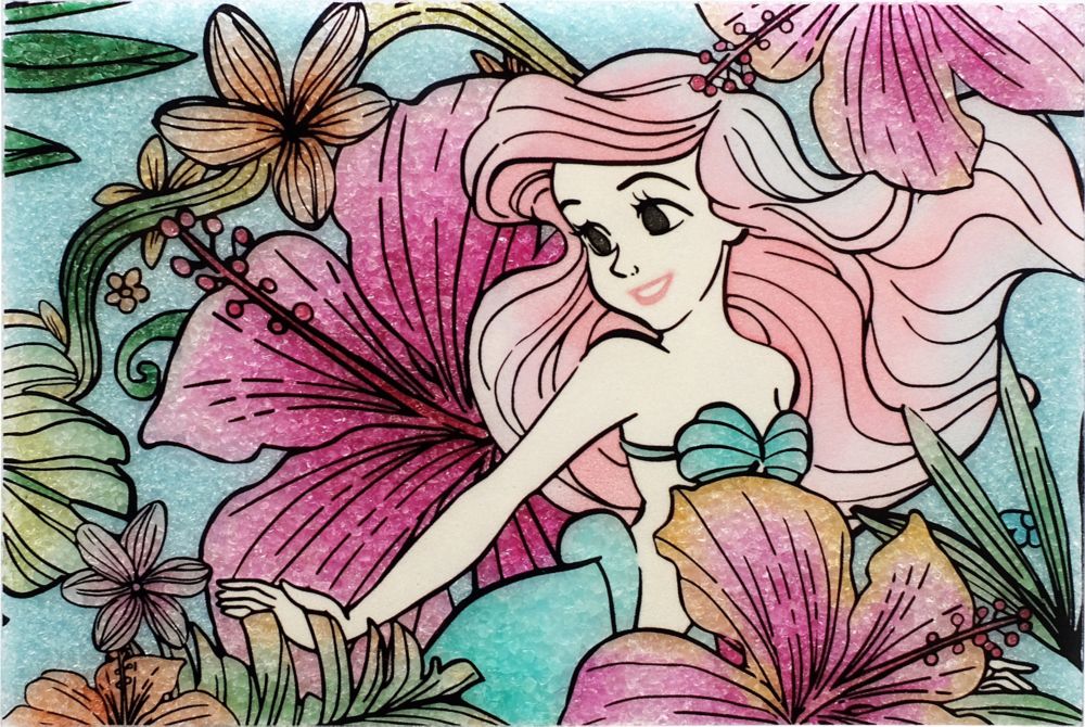 【受注生産】【生産限定100枚】ジュエリー絵画『リトル・マーメイド』4 ロイヤルフローラル（DLM4-XS）