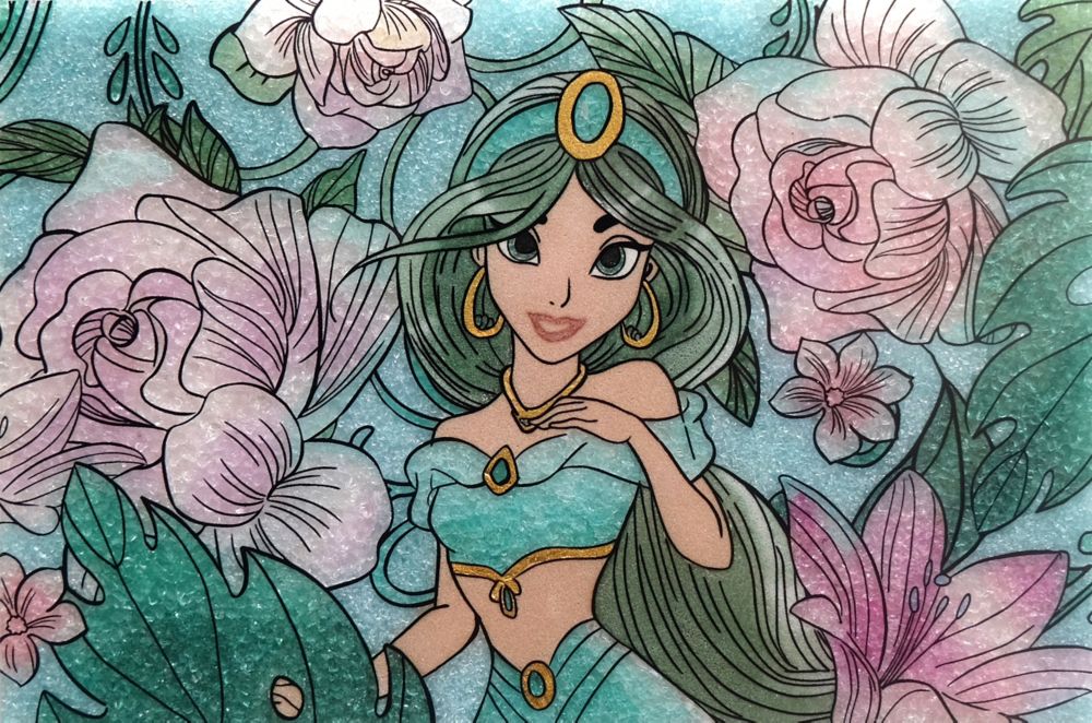 【受注生産】【生産限定100枚】ジュエリー絵画『アラジン』1ロイヤルフローラルXS（DAL1-XS）