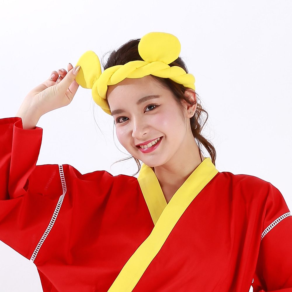 プーさん なりきり甚平 耳付きねじりハチマキ付き