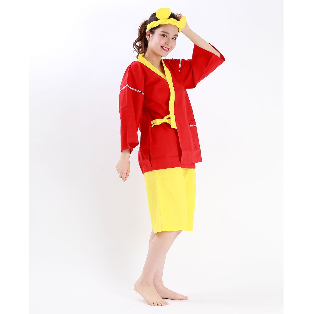 プーさん なりきり甚平 耳付きねじりハチマキ付き