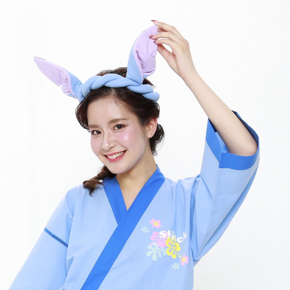 スティッチ なりきり甚平 耳付きねじりハチマキ付き