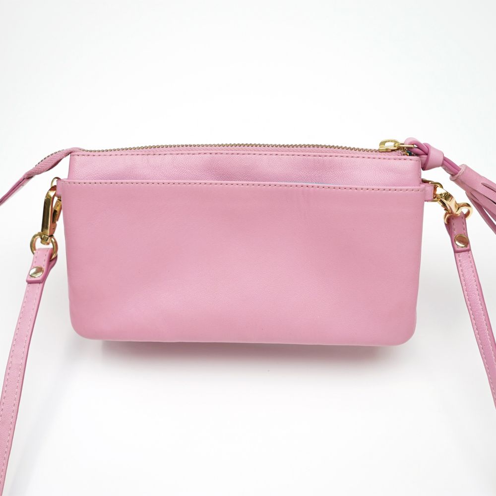 【tamaoworld】刺繍お財布ポシェット Alice in Wonderland pink