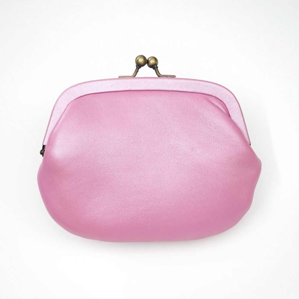 【tamaoworld】刺繍がま口ポーチ Alice in Wonderland pink