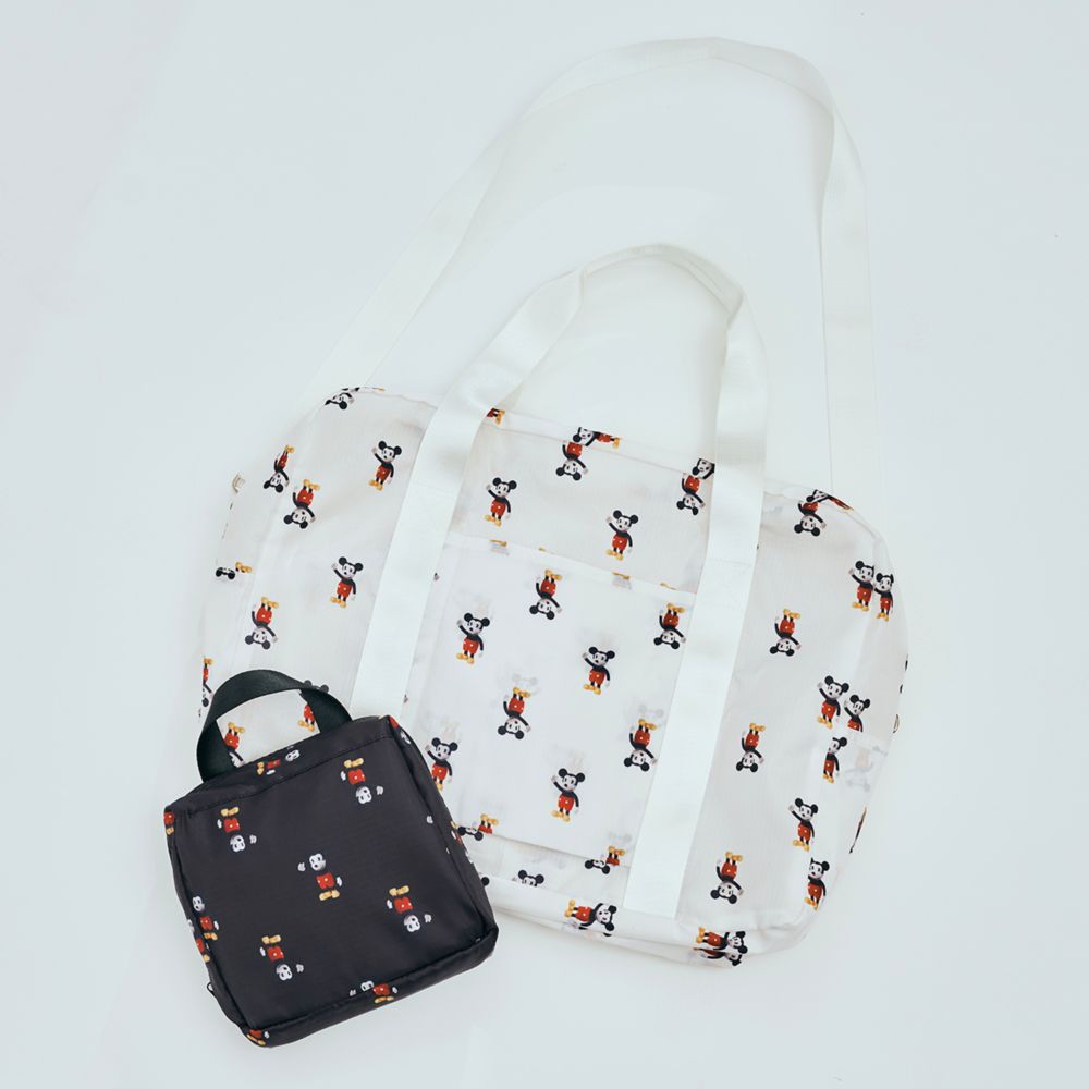 【Disney】ミッキーマウス/パッカブルバッグ/ホワイト
