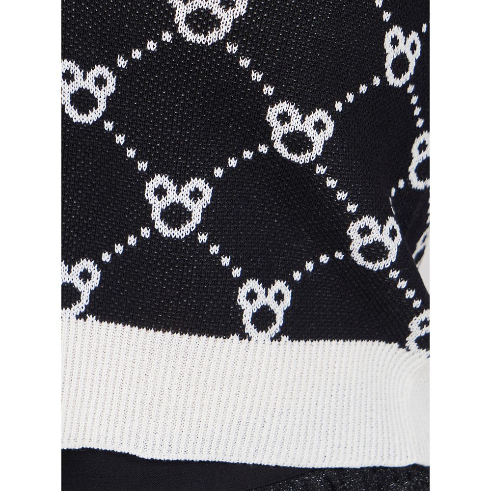 【さりげなミッキー】配色ジャガードニットカーディガン(ROYAL PARTY)