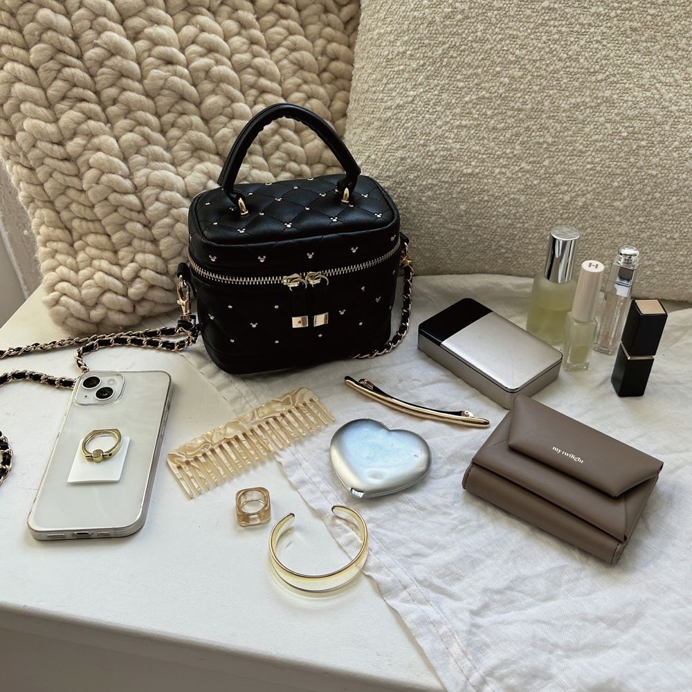 【Disney】さりげなミッキー / キルティングミニポシェット(mytwilight)