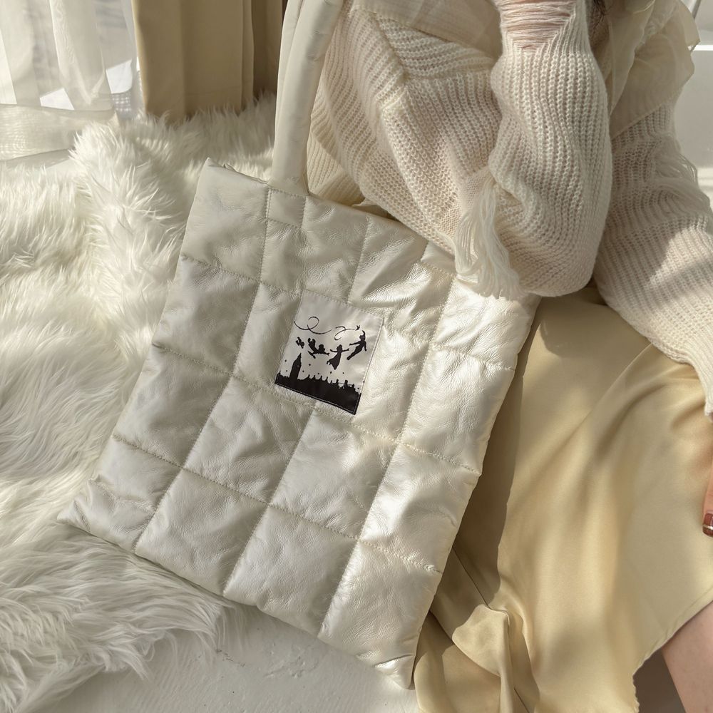 【Disney】Peter Pan / シャイニー キルティング トートバッグ(mytwilight)