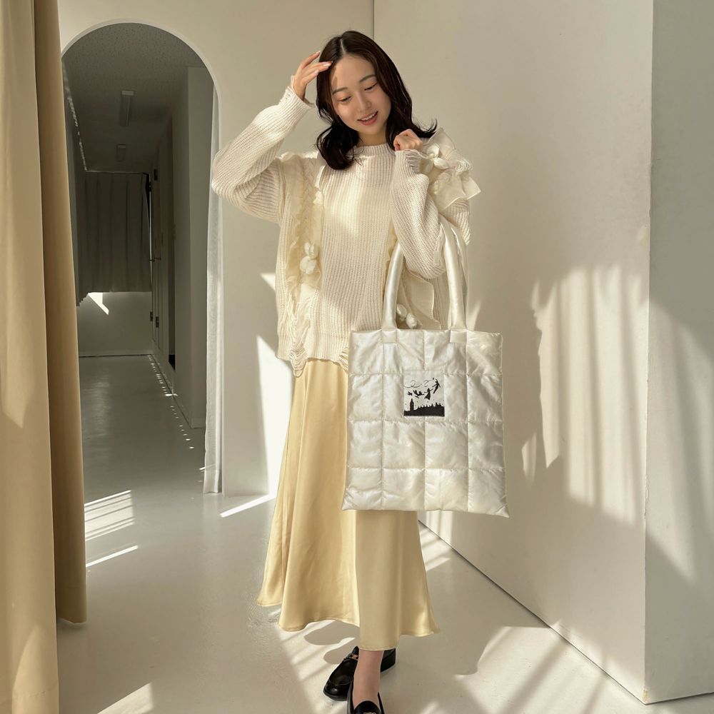 【Disney】Peter Pan / シャイニー キルティング トートバッグ(mytwilight)