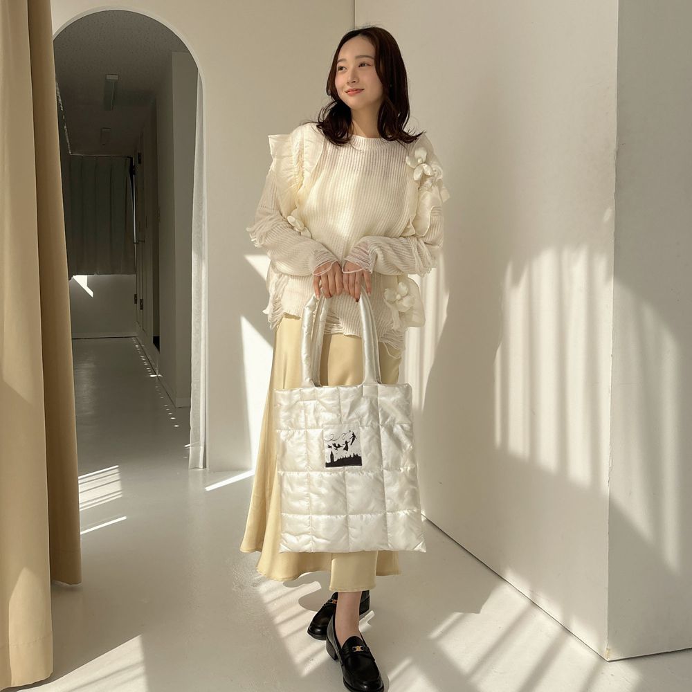 【Disney】Peter Pan / シャイニー キルティング トートバッグ(mytwilight)