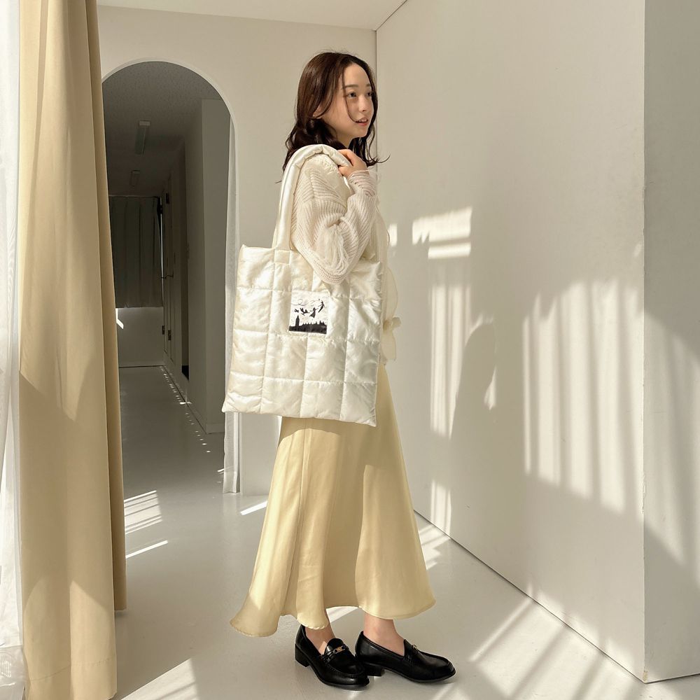 【Disney】Peter Pan / シャイニー キルティング トートバッグ(mytwilight)