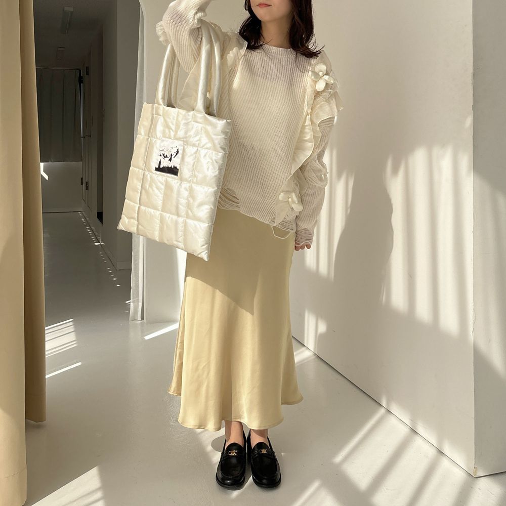 【Disney】Peter Pan / シャイニー キルティング トートバッグ(mytwilight)