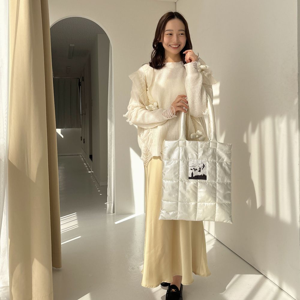 【Disney】Peter Pan / シャイニー キルティング トートバッグ(mytwilight)