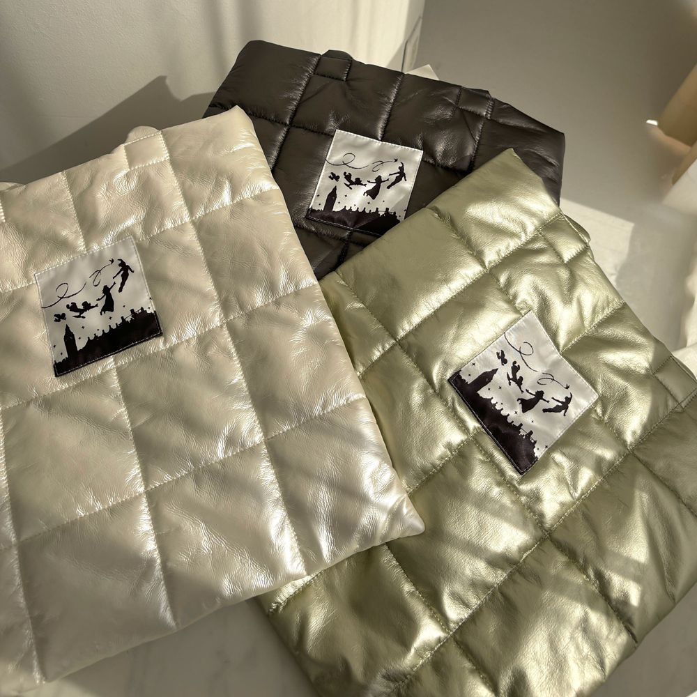 【Disney】Peter Pan / シャイニー キルティング トートバッグ(mytwilight)