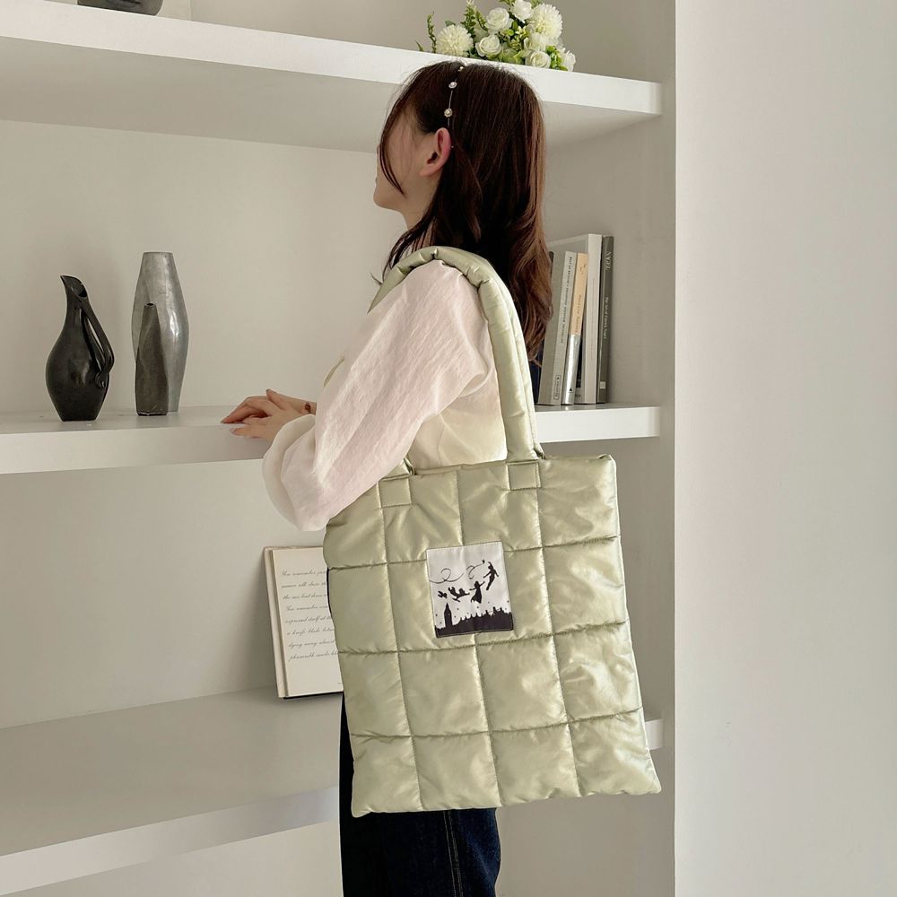 【Disney】Peter Pan / シャイニー キルティング トートバッグ(mytwilight)