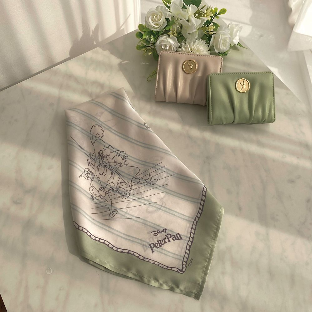 【Disney】Peter Pan / ネバーランド モチーフ 大判スカーフ(mytwilight)