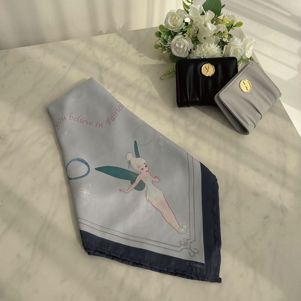 【Disney】Peter Pan / ティンカー・ベル モチーフ 大判スカーフ(mytwilight)
